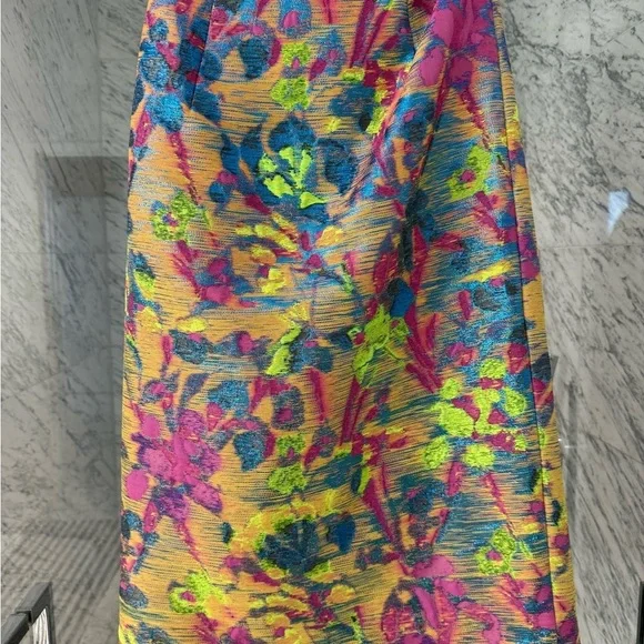 Cult Gaia “Celia” Jacquard Skirt – Bold Floral with ring accent detail size 2 - Picture 9 of 12